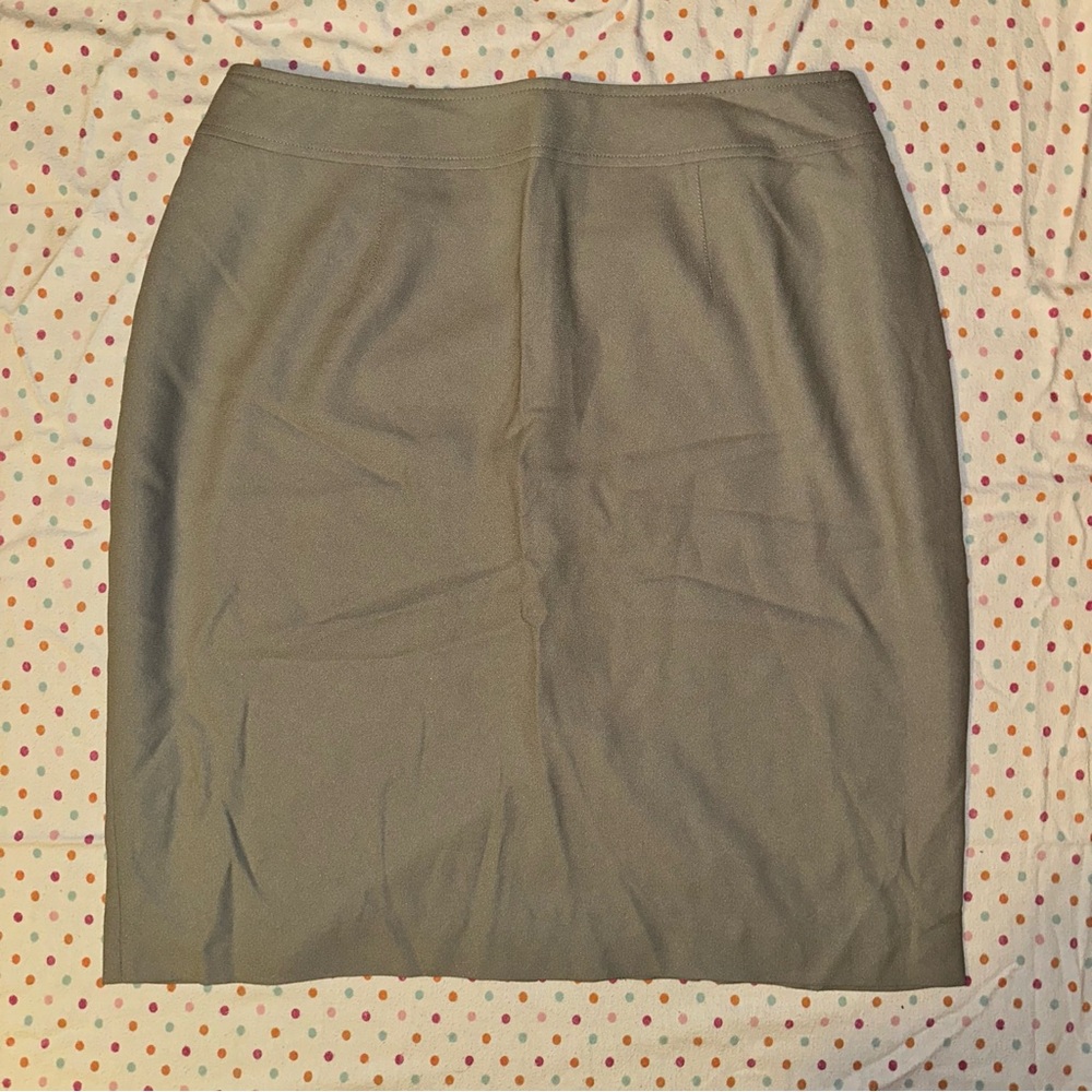 Hannah Grey Pencil Skirt - Knee Length, Size 16W
